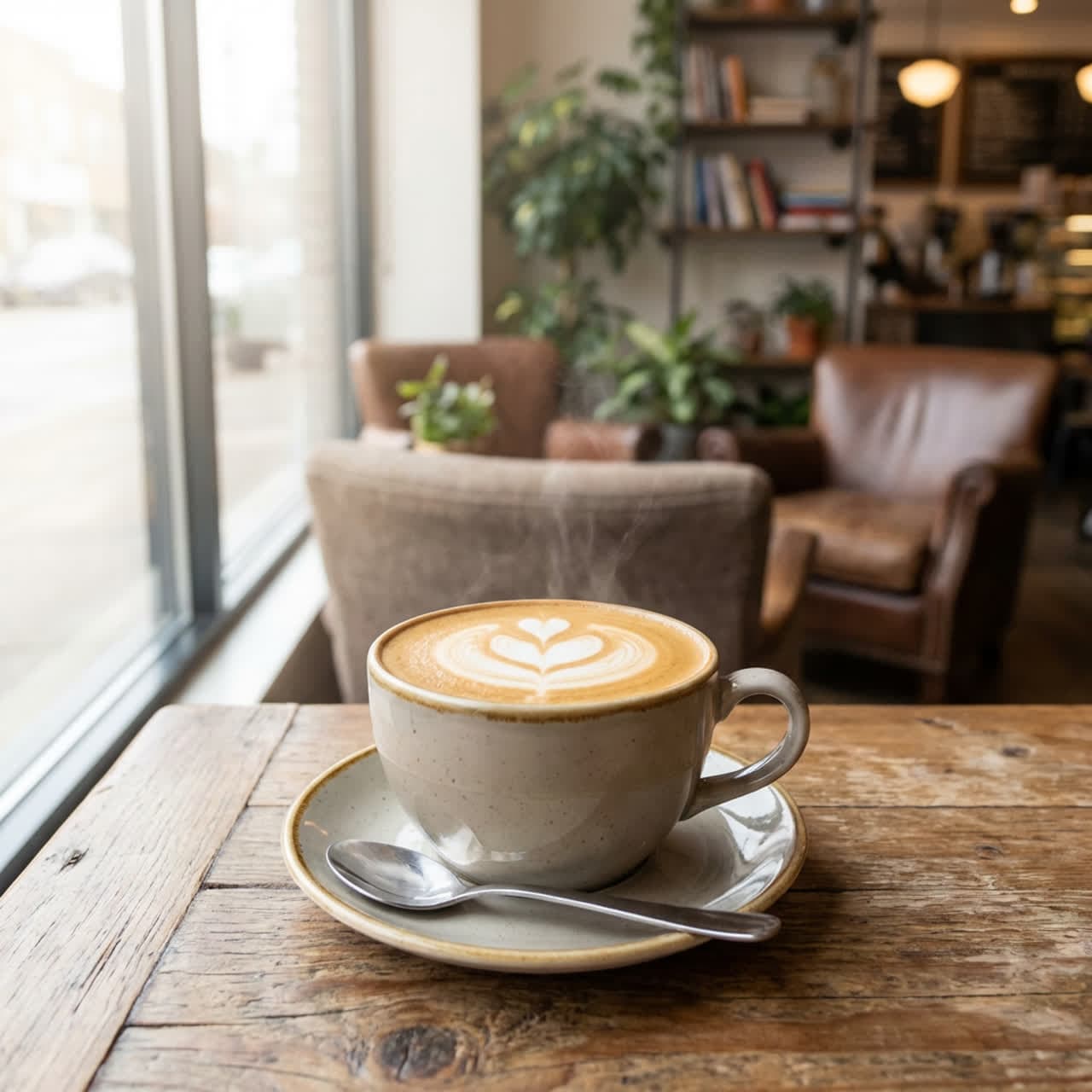 AI Image: Photorealistic café scene