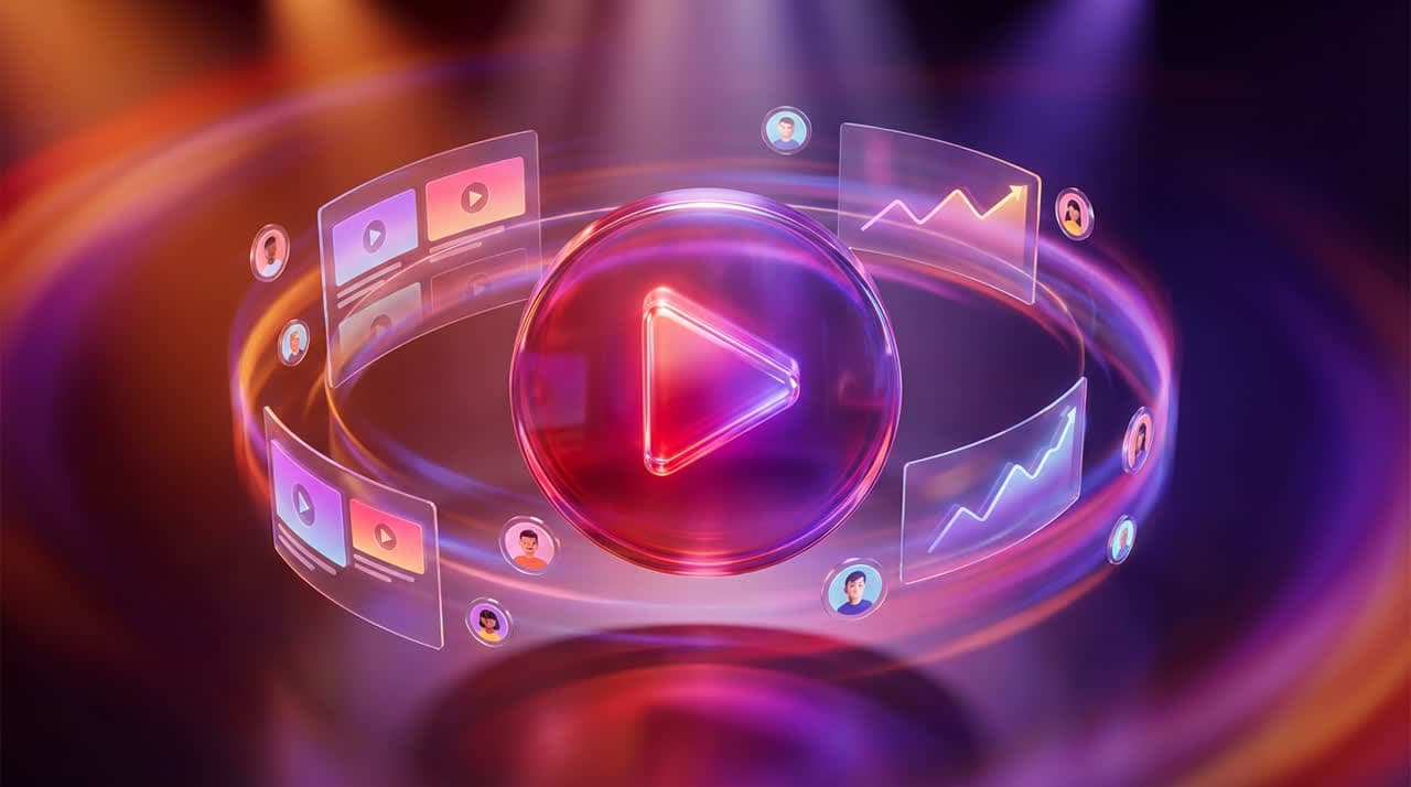 AI Image: a large glowing