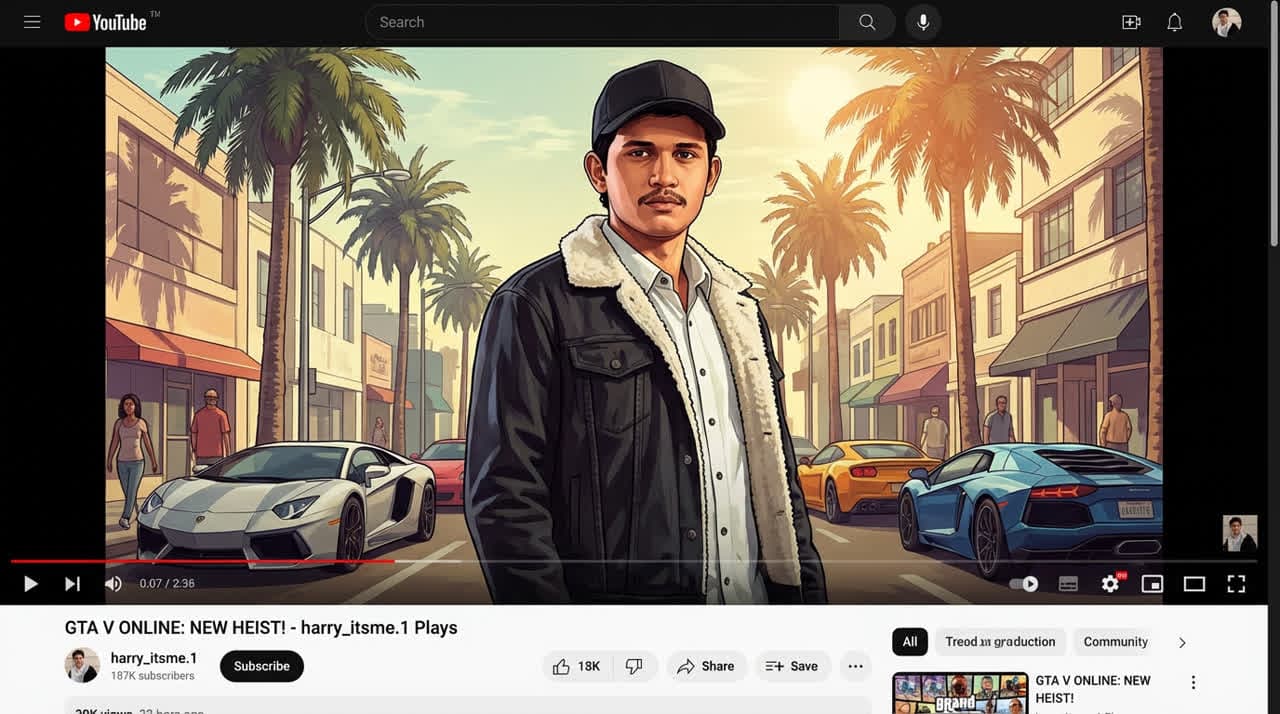 AI Image: GTA V mail