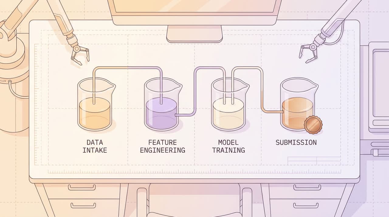 Youtube Thumbnail: Pastel toned technical illustration