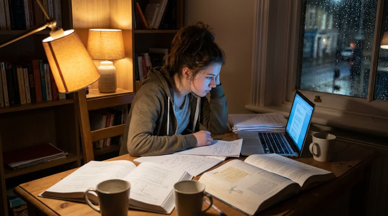 AI Image: “A focused teenage