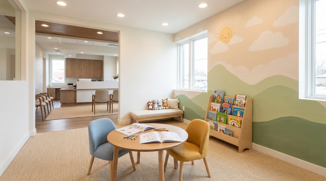 AI Image: editorial interior photograph