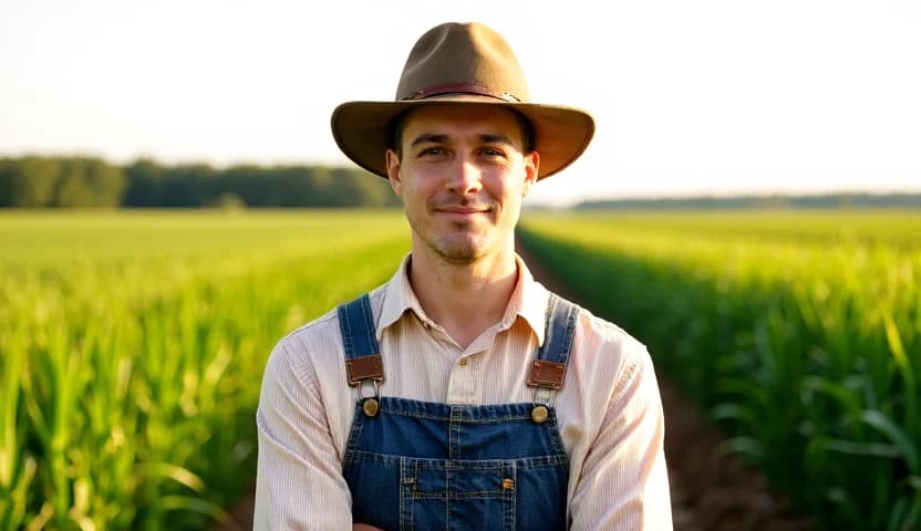 AI Farmer Avatar - Agricultural Product Marketing