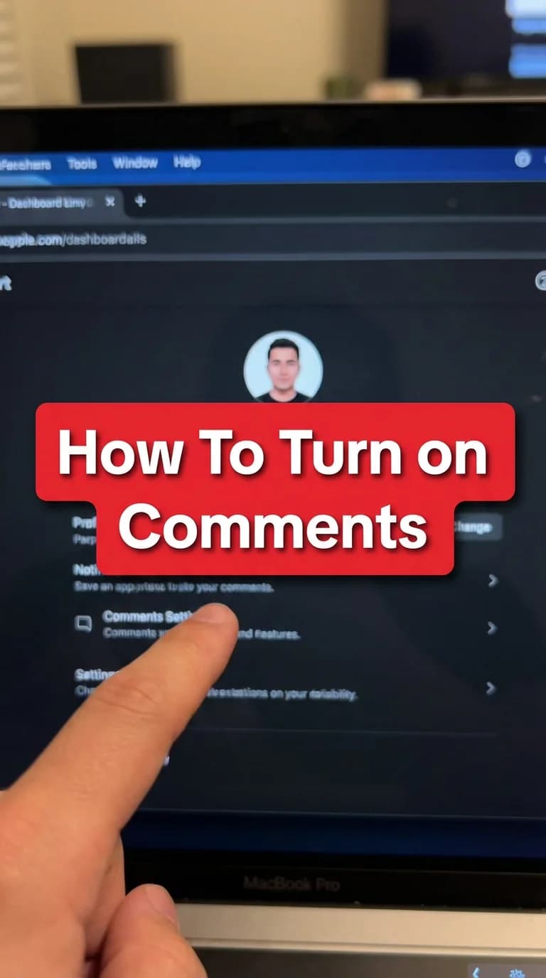 How to Turn On Comments