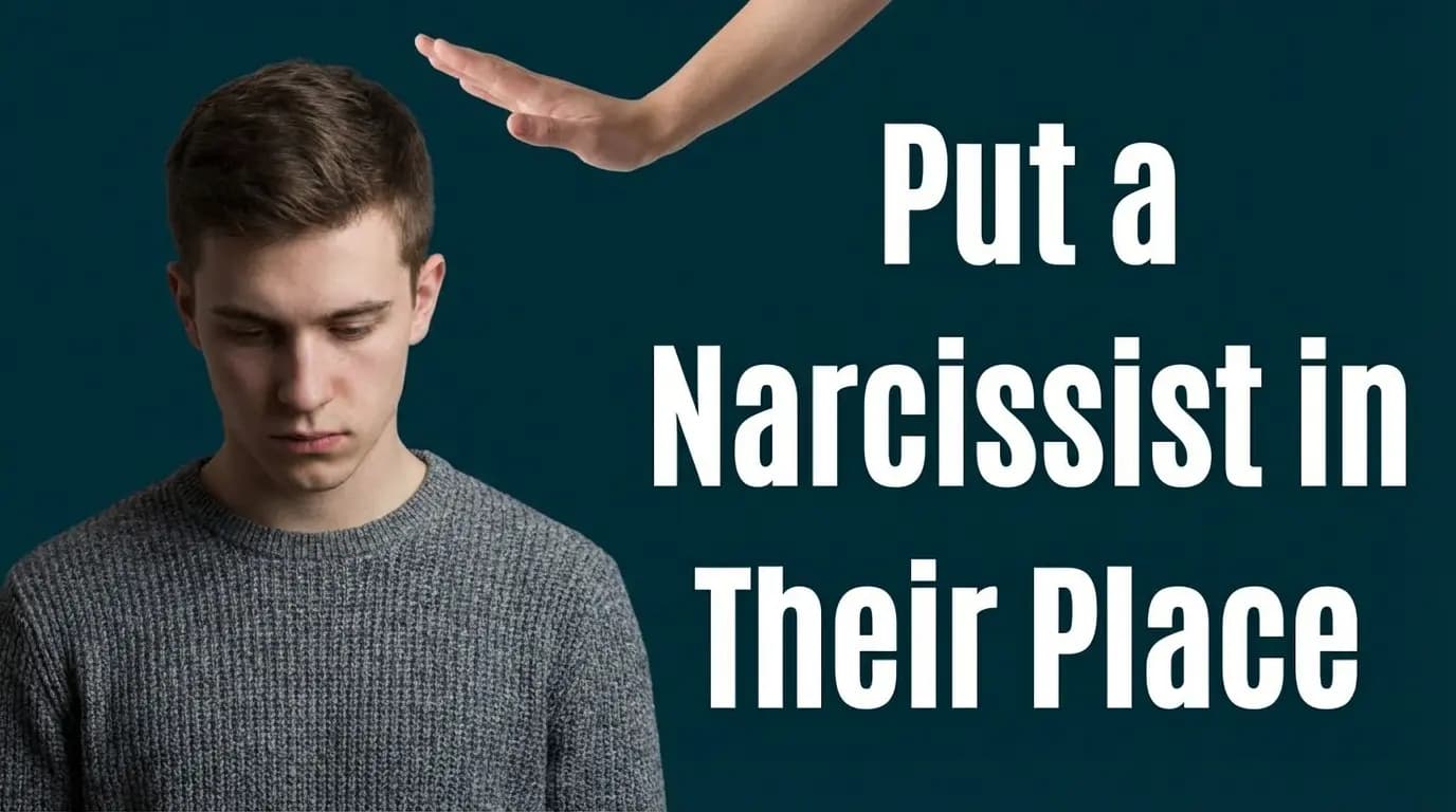 Put a Narcissist in Their Place