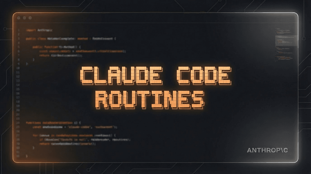 Claude Code Routines Explained: Your AI Now Works While You Sleep ...