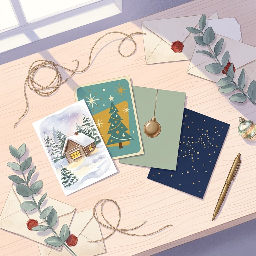 24 AI Christmas Card Prompts for Holiday Cards That Look Hand-Designed (Copy & Paste 2026)
