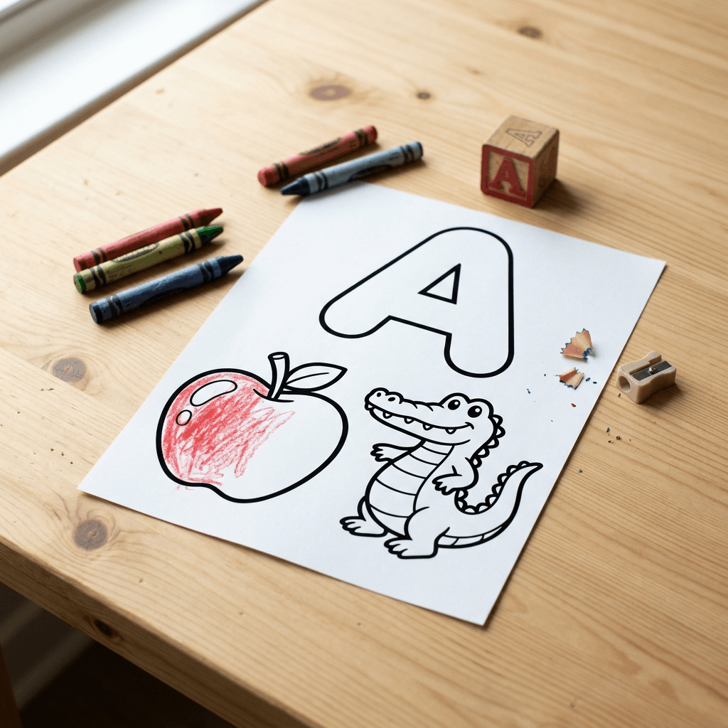 ai-coloring-page-prompts-kids-adults-kdp-2026-alphabet-letter-a-page.png