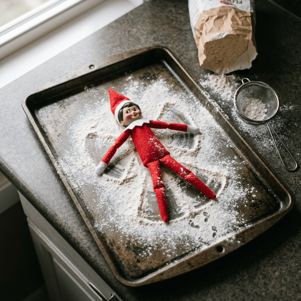 ai-elf-on-the-shelf-ideas-prompts-2026-flour-snow-angel.png
