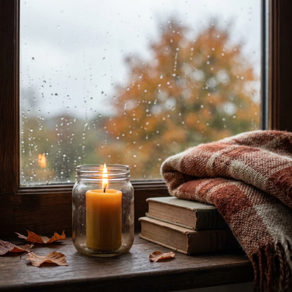 ai-fall-aesthetic-photo-prompts-2026-candle-plaid-window-1.jpg