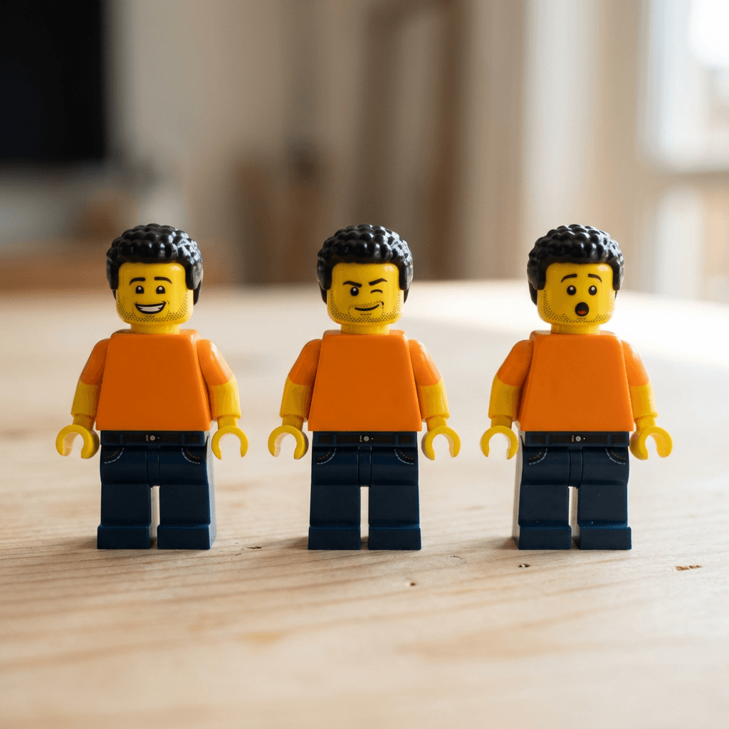 ai-lego-minifigure-prompts-2026-expression-row-minifigs.png