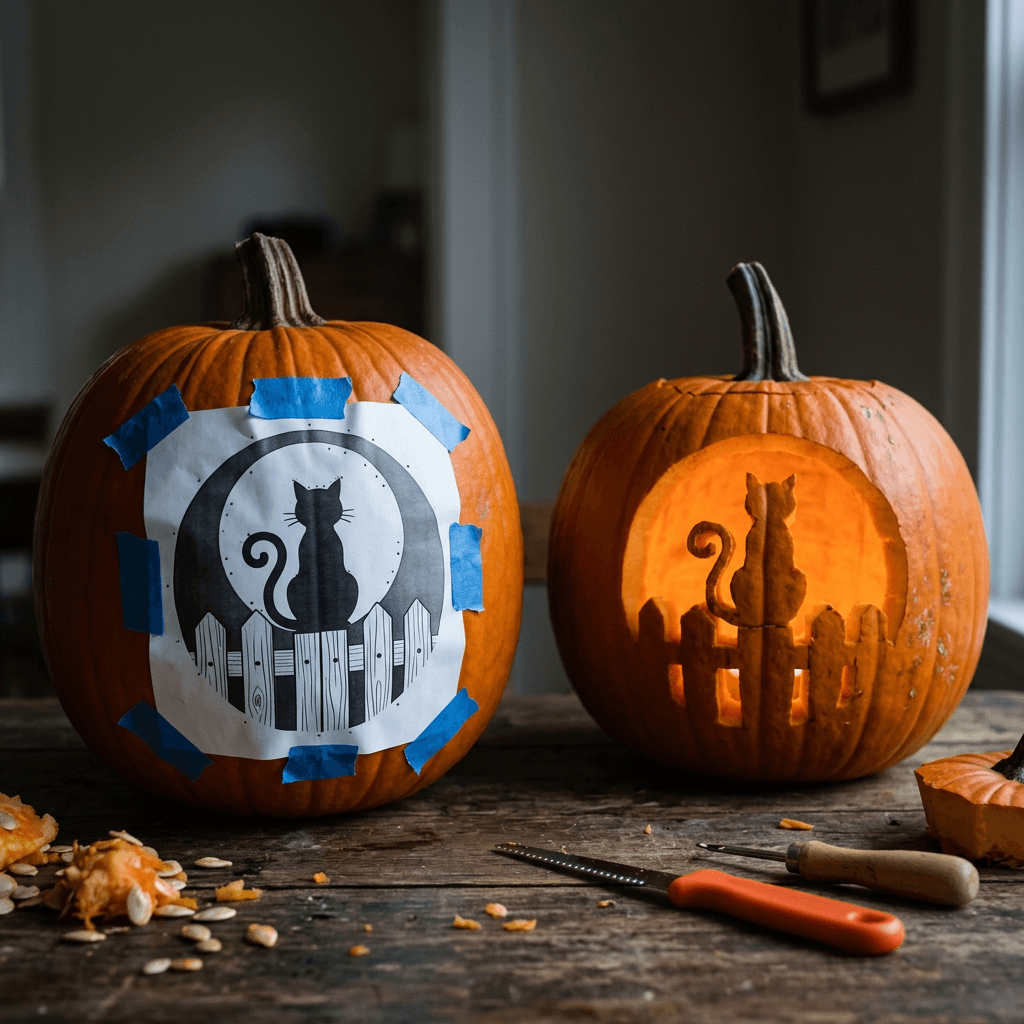 ai-pumpkin-carving-stencil-prompts-2026-cat-silhouette-stencil.png