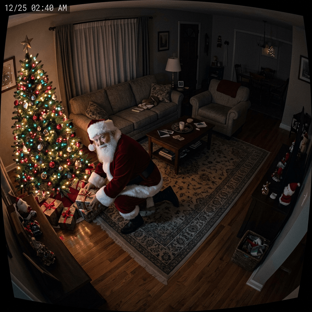 25 AI Santa Caught on Camera Prompts for Photos and Videos (Copy & Paste 2026)