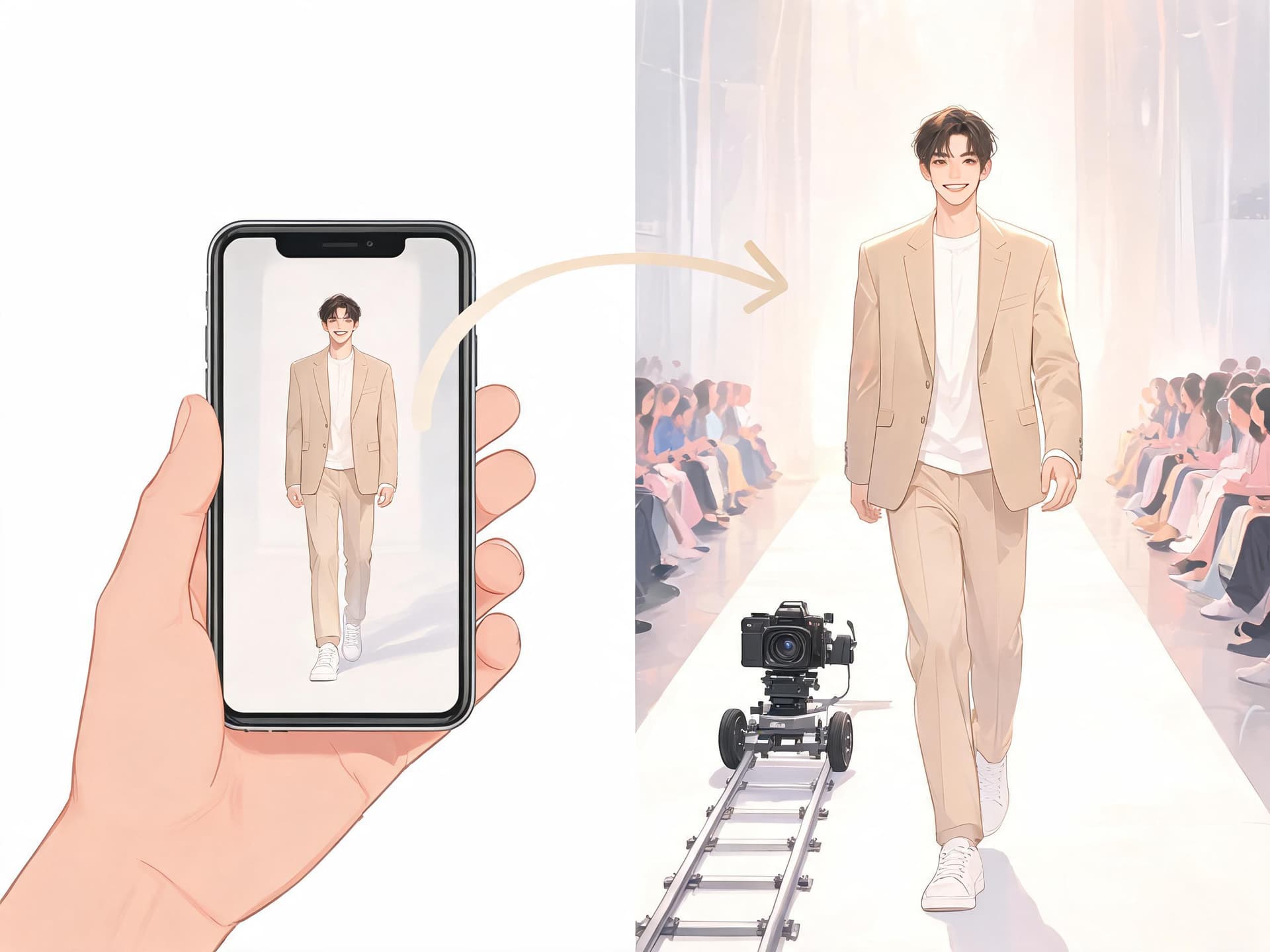 20 AI Walk Effect Prompts for the Viral Runway Catwalk Trend (Copy & Paste 2026)