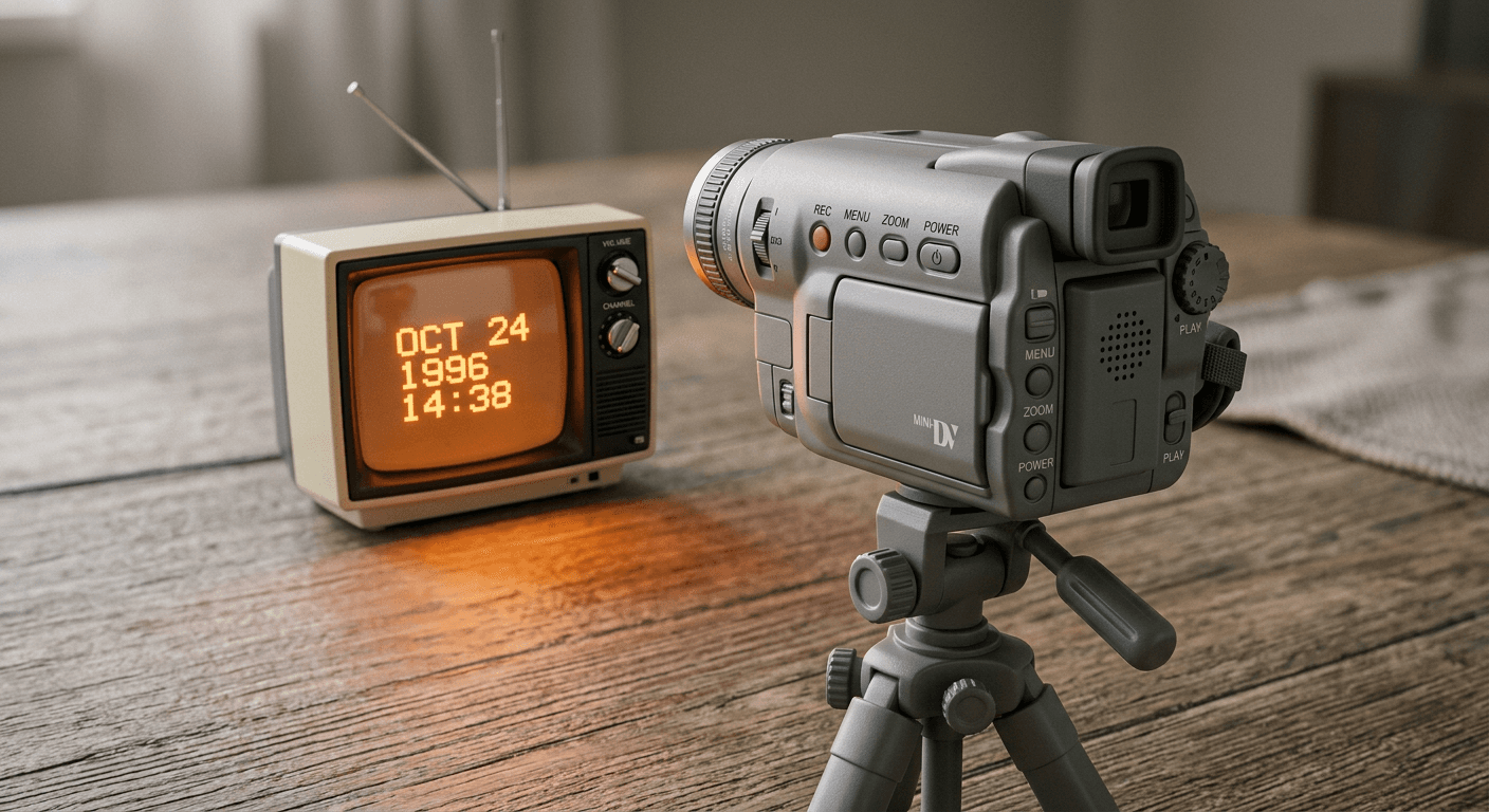 20 AI Prompts for the Y2K Camcorder Trend (CRT, Timestamps, VHS Effects)