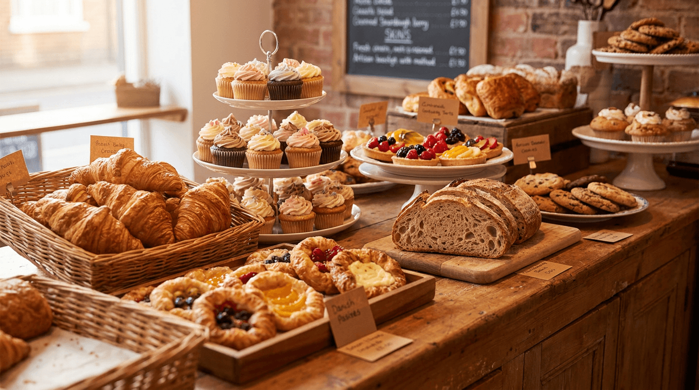 AI Prompts for Bakery & Dessert Shop Content: 15 Appetite-Triggering Visuals (Copy & Paste)
