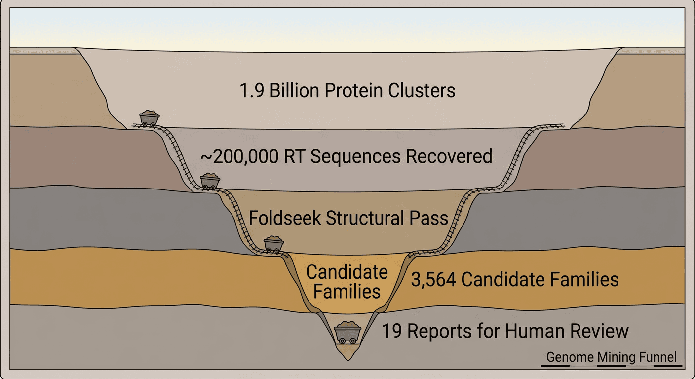 claude-crispr-like-enzyme-discovery-life-sciences-agent-2026-search-space-mining-cross-section.png