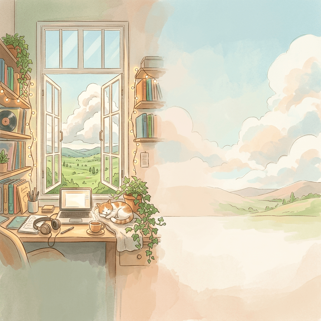 ghibli-style-ai-prompts-photo-to-anime-2026-cozy-creator-desk-youtube-banner-cat.png