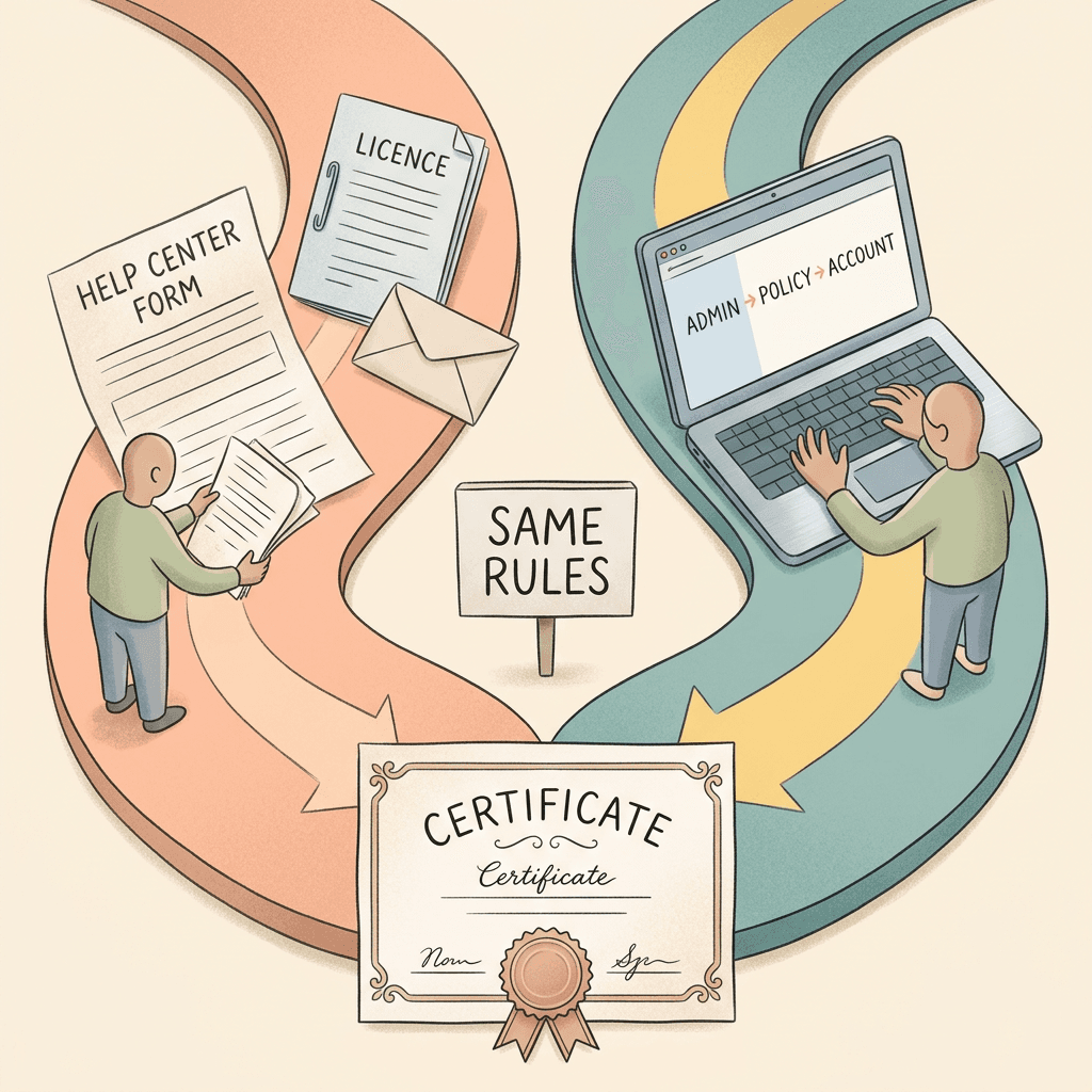 google-ads-online-gambling-certification-in-account-2026-old-vs-new-desk.png