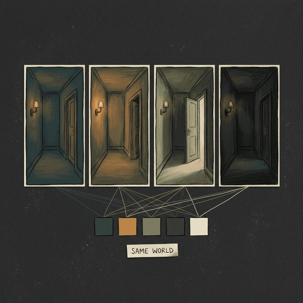how-to-make-scary-story-videos-ai-youtube-shorts-tiktok-2026-palette-consistency.png