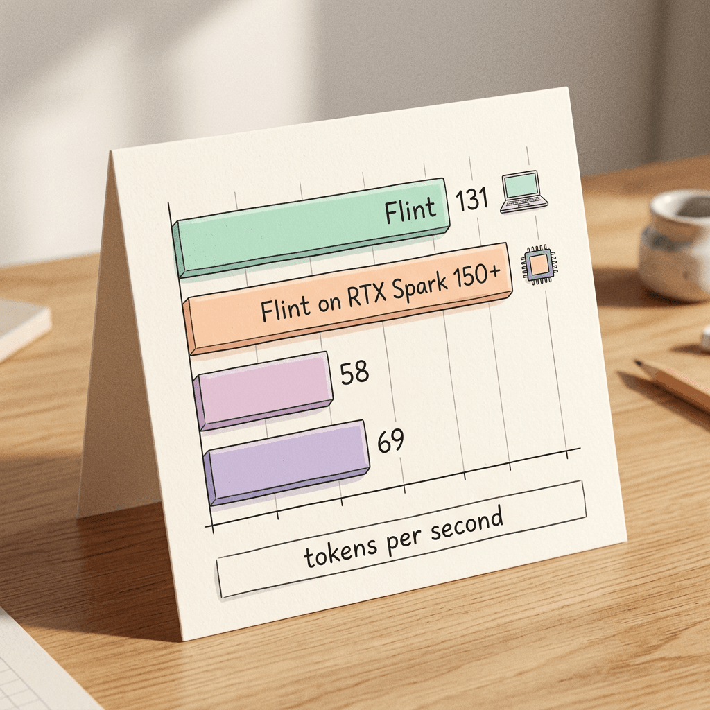 recursive-flint-explained-laptop-coding-model-moe-2026-flint-speed-bars.png