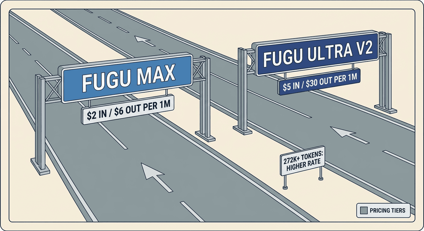 sakana-fugu-ultra-v2-multi-agent-orchestration-explained-2026-pricing-two-runways.png