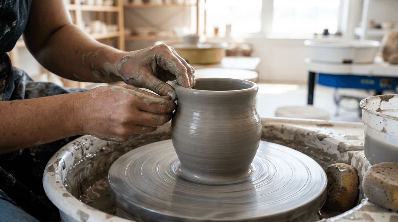 AI Prompts for Pottery & Handmade Ceramics Content: 15 Artisan Visuals (Copy & Paste)